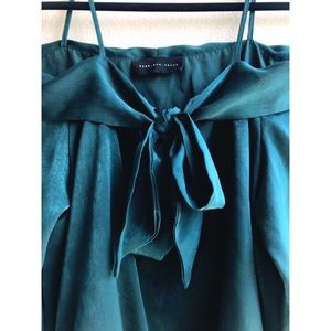 Nordstrom Tops - Green off the shoulder elegant blouse Nordstrom Tops - Green off the shoulder elegant blouse